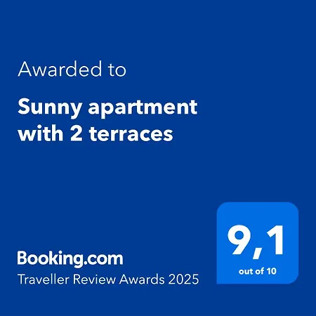 Lägenhet Sunny With 2 Terraces